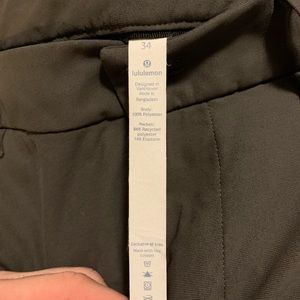 Lululemon ABC Slim 34in Gray